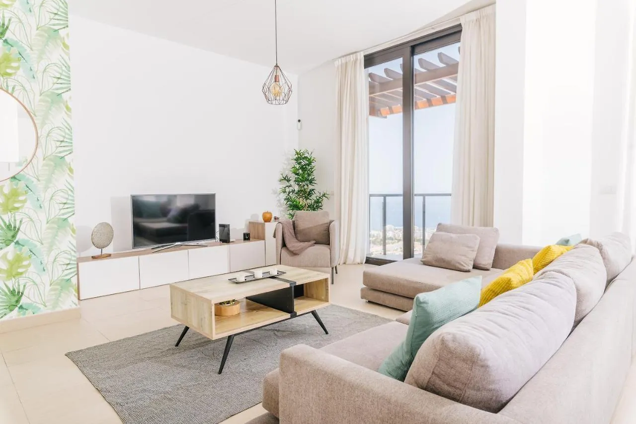 Sunset White Villa - Ocean View, Jakuzzi, Heated Pool, Air-Conditioning, Grill Πλάγια ντε λας Αμέρικας