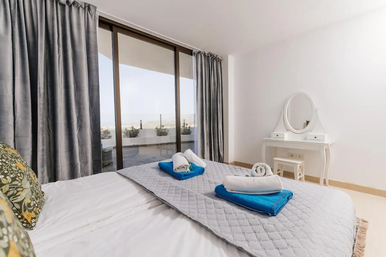 Sunset White Villa - Ocean View, Jakuzzi, Heated Pool, Air-Conditioning, Grill Πλάγια ντε λας Αμέρικας