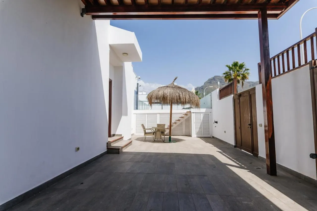 Sunset White Villa - Ocean View, Jakuzzi, Heated Pool, Air-Conditioning, Grill Πλάγια ντε λας Αμέρικας