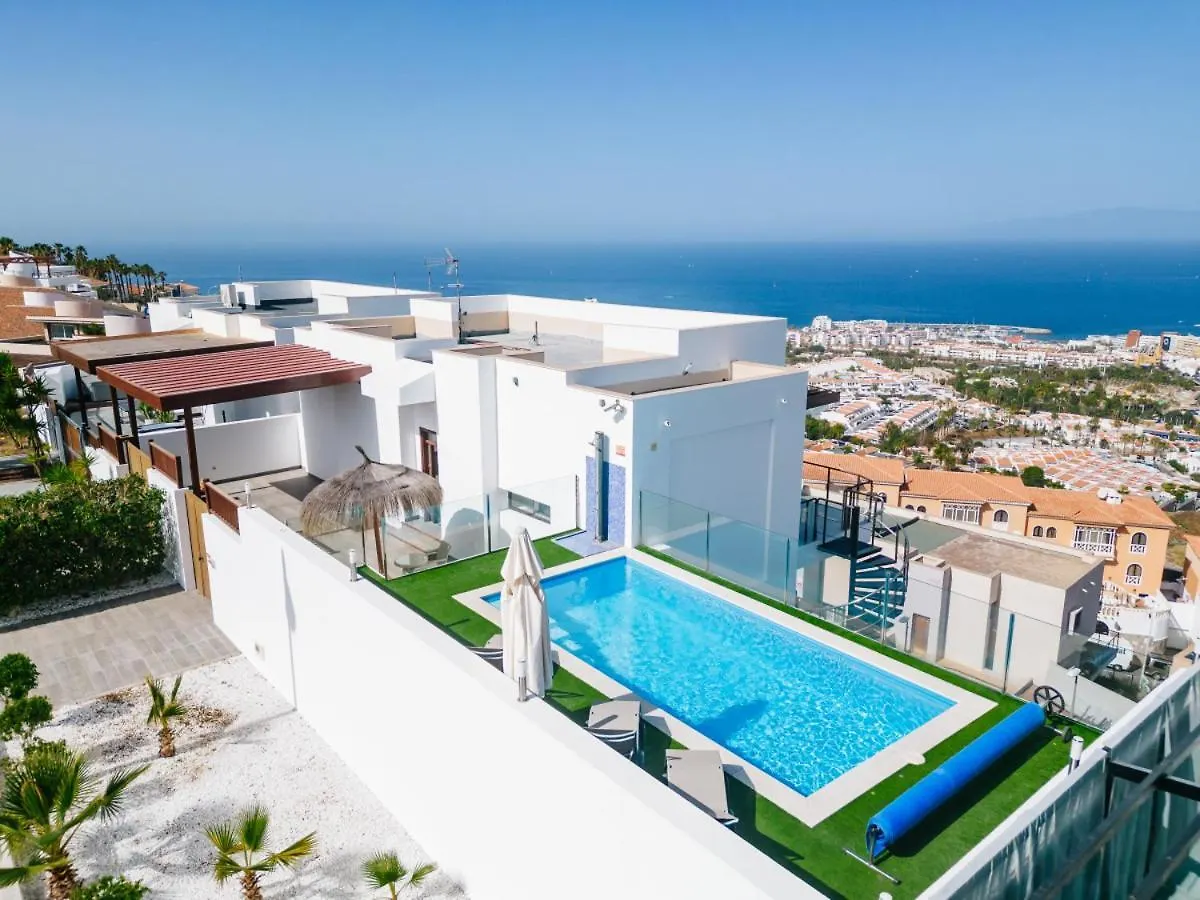 Sunset White Villa - Ocean View, Jakuzzi, Heated Pool, Air-Conditioning, Grill Πλάγια ντε λας Αμέρικας Ισπανία