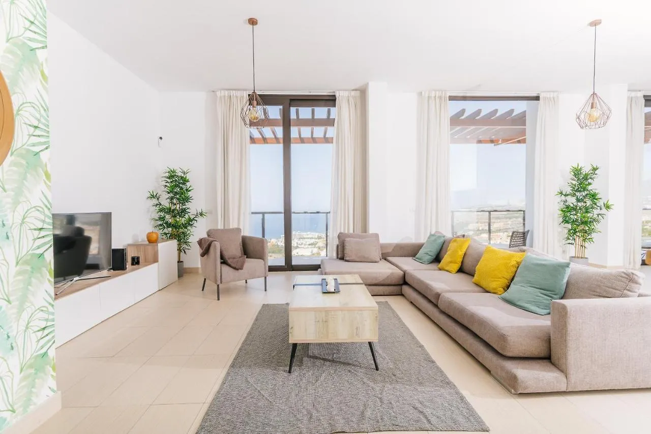 Sunset White Villa - Ocean View, Jakuzzi, Heated Pool, Air-Conditioning, Grill Playa de las Americas